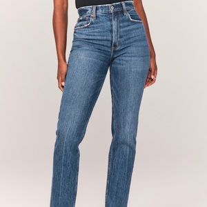 Abercrombie straight ankle jeans